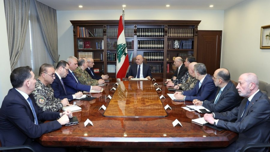 الرئيس عون يترأس اجتماعاً أمنياً في بعبدا