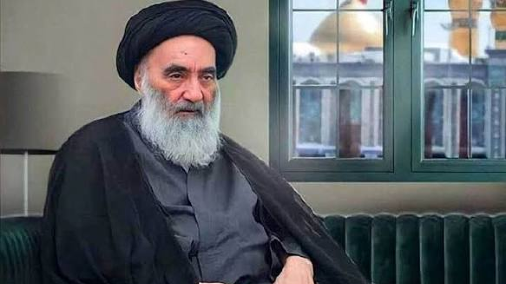 آية الله السـ.ــيـ.ــد السيستاني يدعو المجتمع الدولي لوقف الحـ.ـرب على إيران ولبنان