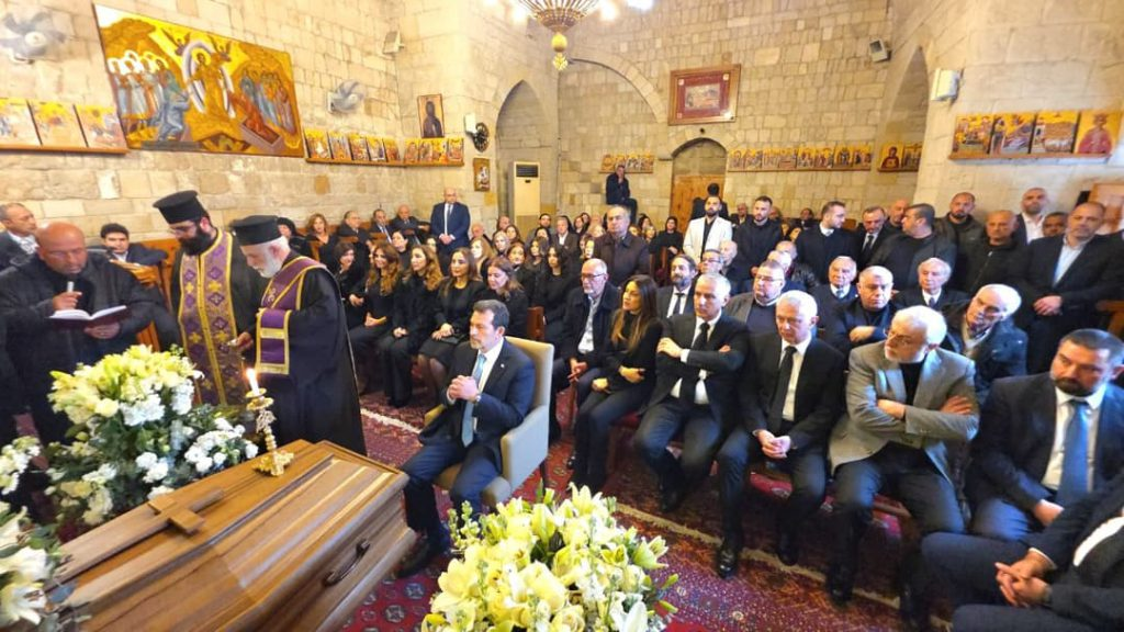 في وداع صونيا فرنجيه الراسي... مأتم سياسي وشعبي في الشيخ طابا 