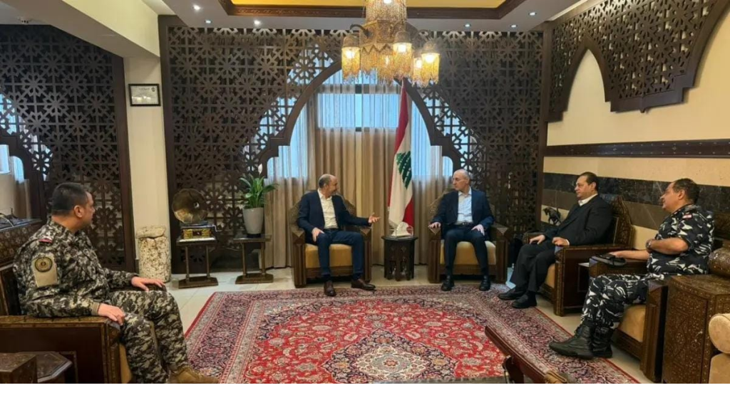 الحجار يصل إلى صيدا ويجتمع مع المحافظ ضو وممثلي الأجهزة الأمنية