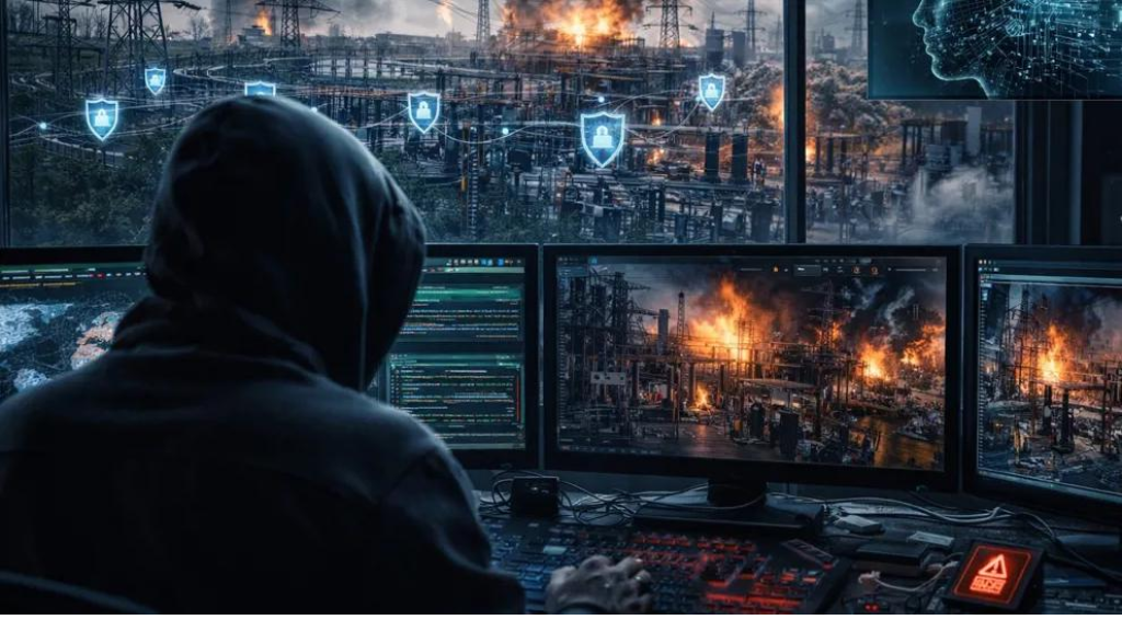 الهجمات السيبرانية في النزاعات: البنية الحسّاسة والمسؤولية القانونية