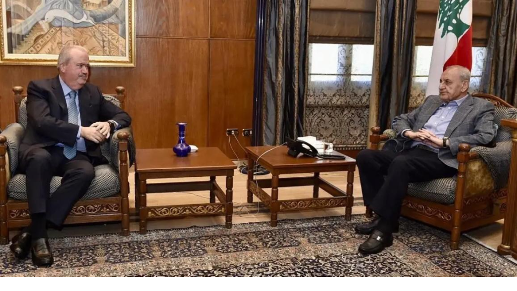 بري يتابع المستجدات وملف النازحين مع جابر وسعد 