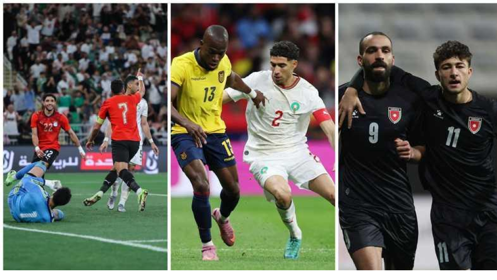 بروفة أخيرة لمنتخبات العرب قبل المونديال.. 7 مواجهات الليلة