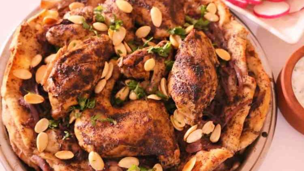 طريقة عمل فتة مسخن الدجاج بأسهل الخطوات