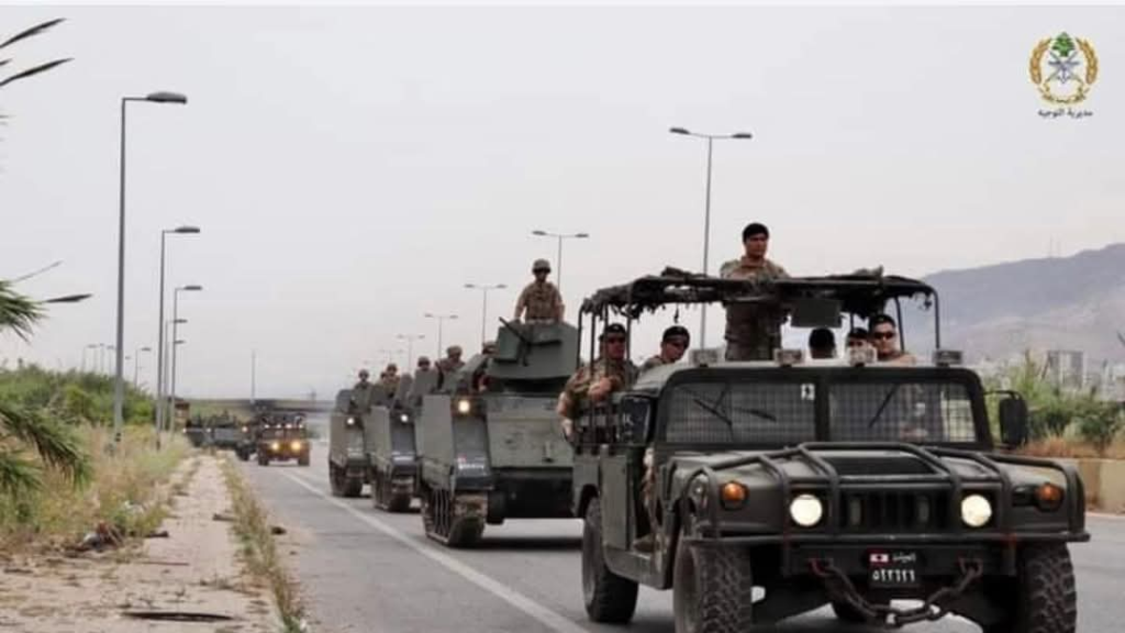 الجيش: عمليات دهم وتوقيف 4 مواطنين في مختلف المناطق