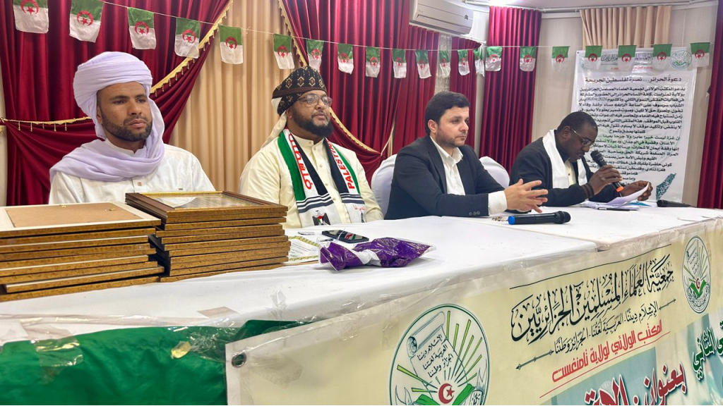 يوسف حمدان يؤكد دعم الشعب الفلسطيني في ملتقى “الأقصى قضية أمة” بتمنراست