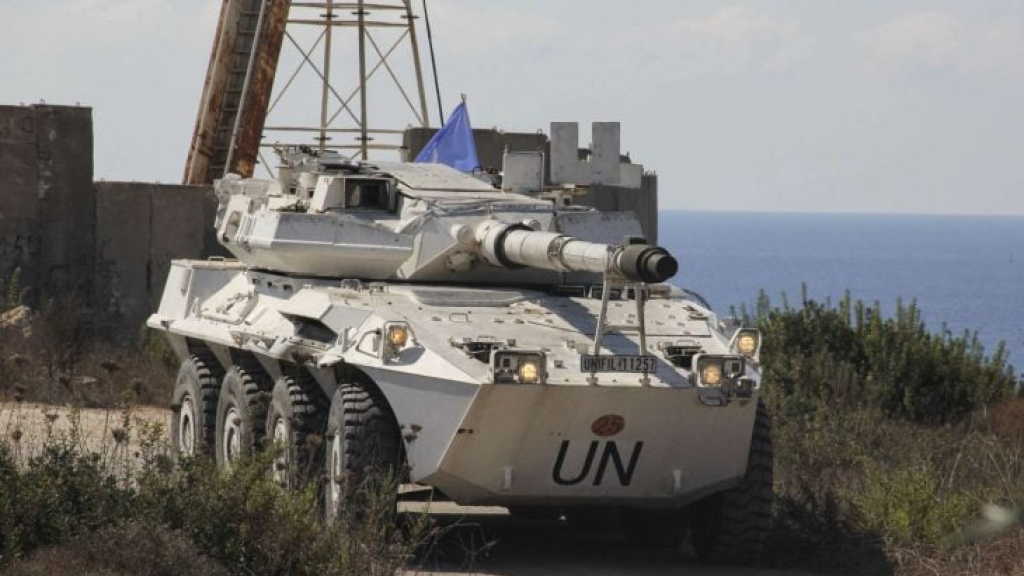 اليونيفيل: دبابة إسرائيلية صدمت آلياتنا في جنوب لبنان