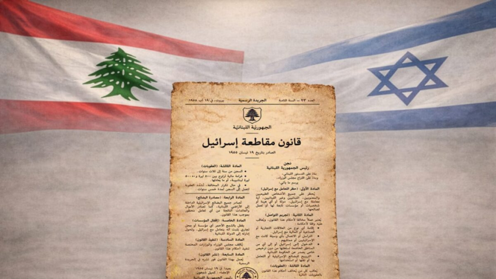 الإطار الدستوري والسياسي لمسألة التفاوض مع إسرائيل في لبنان