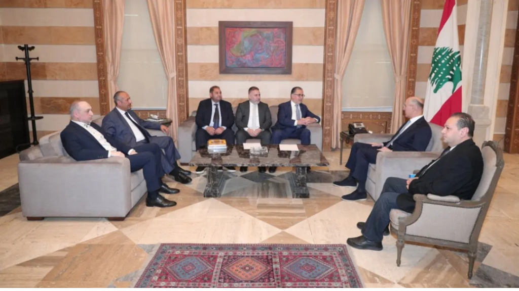 الحجار يبحث مع ناصر ومكاوي الأوضاع الأمنية وشؤون النازحين