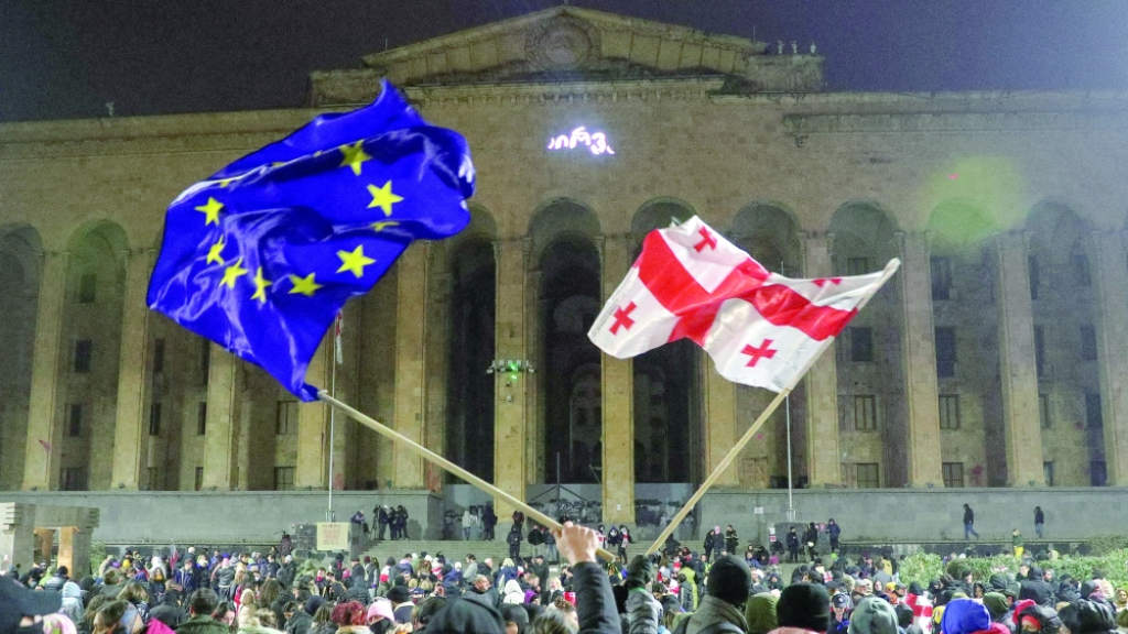 ما موقف جورجيا من العقوبات التي فرضها الاتحاد الأوروبي؟