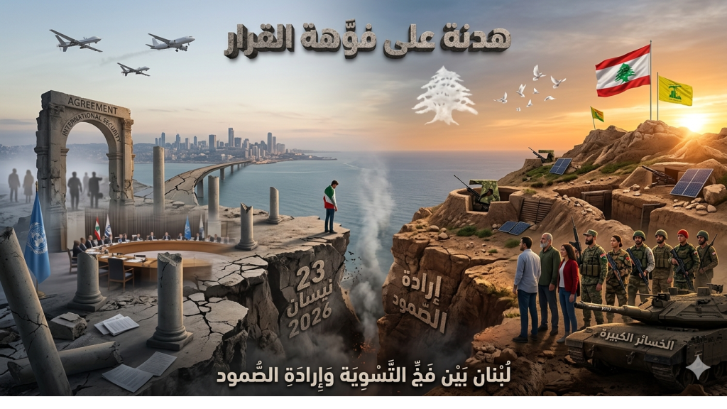 هدنة على فوهة القرار: لبنان بين فخ التسوية وإرادة الصمود…قراءة في لحظة 23 نيسان 2026