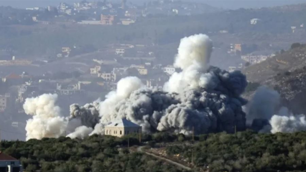 الجيش الاسرائيلي: نهاجم مباني عسكرية تابعة لمنظمة حزب الله في جنوب لبنان