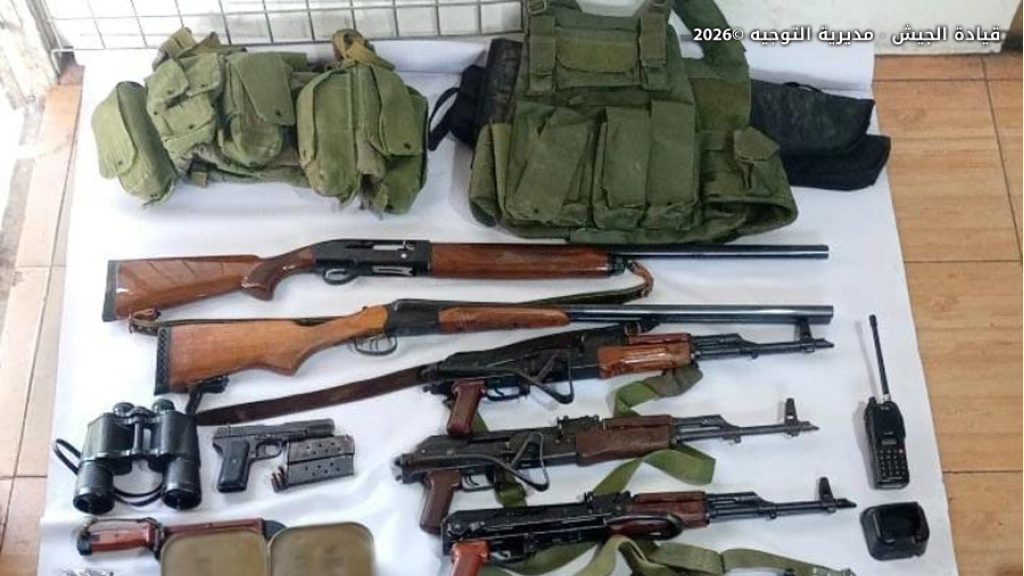 مداهمات للجيش في بعلبك والمنية الضنية: توقيف متورطين بإطلاق النار وضبط أسلحة وذخائر