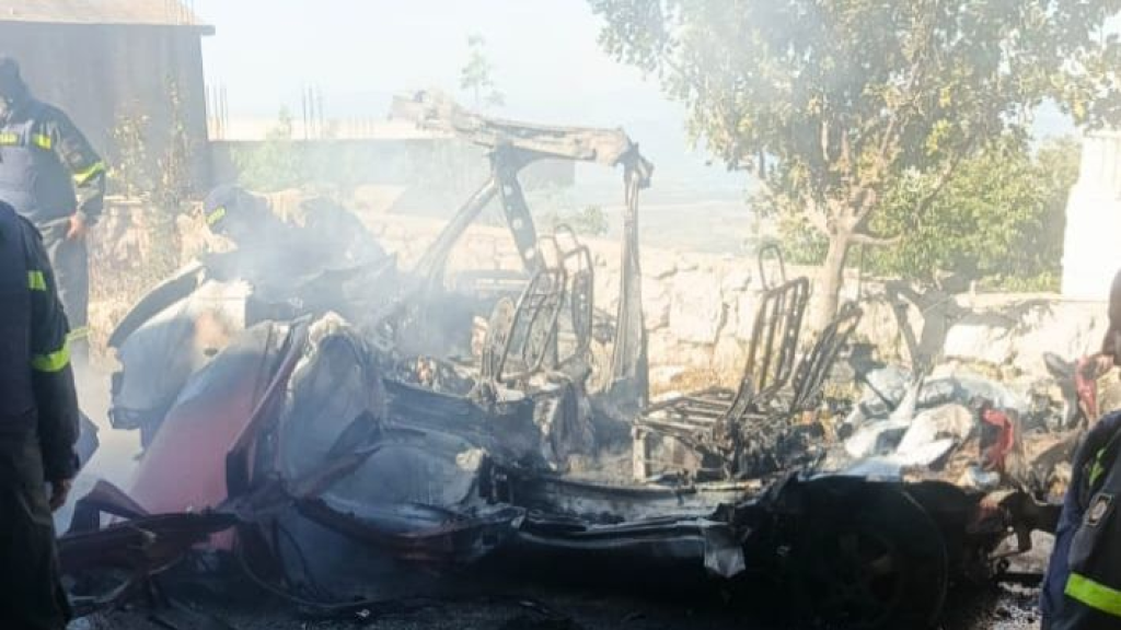 استشهاد عنصر في الدفاع المدني في غارة على طريق راشيا - كفرشوبا
