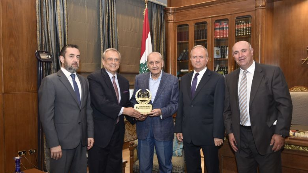 حبيب يسلّم برّي اليوبيل الذهبي لمصرف الإسكان ويعلن عن مشروع إسكاني إنمائي جديد يواكب حاجات المرحلة