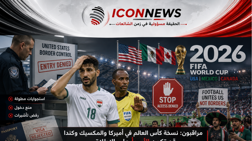 مونديال الفوضى؟.. انتقادات متصاعدة لكأس العالم 2026 بسبب التأشيرات والاستجوابات ومنع الدخول