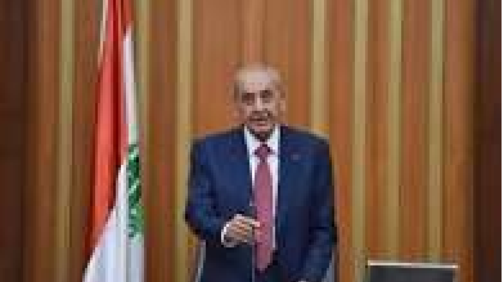 رئيس مجلس النواب يستقبل اللواء رائد عبدالله والمفتي أحمد طالب في عين التينة