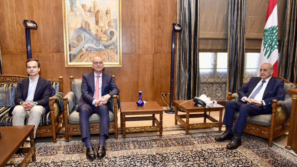 بري يستقبل السفير الألماني في زيارة وداعية