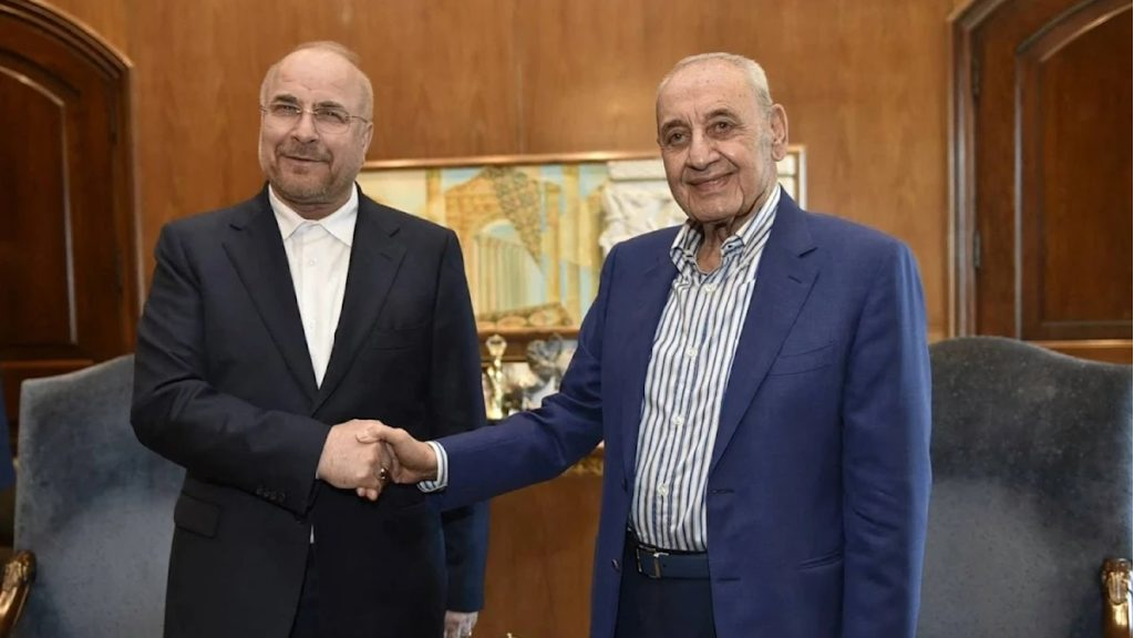 قاليباف اتصل بالرئيس بري: لضرورة عقد اجتماع “وحدة التحكم في النزاع” في أسرع وقت ممكن للسيطرة على الحرب في لبنان وإنهائها