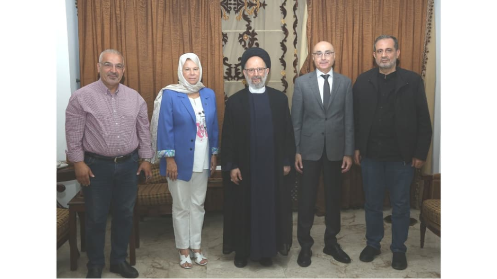 العلامة فضل الله استقبل وفدًا من دار الأيتام الإسلامية واكد أهمية تكامل المؤسسات الإنسانية لخدمة الوطن والإنسان
