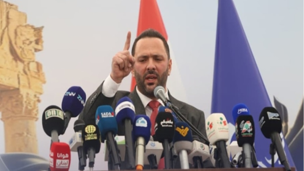 مهرجان خطابي لحزب الراية الوطني في بعلبك شكرًا لإيران ورفضًا لـ 