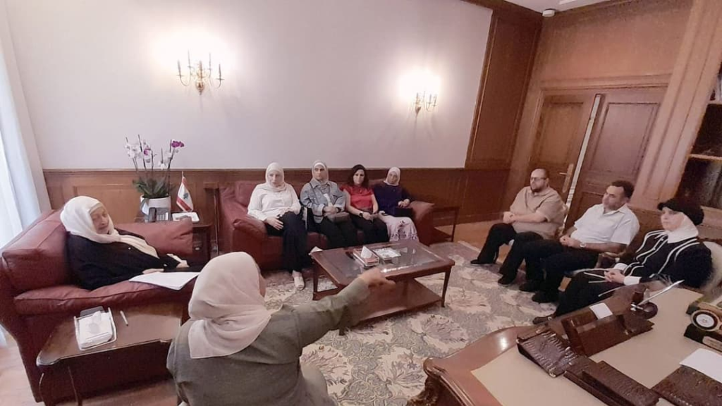 بهية الحريري تتابع أوضاع المدارس الرسمية في صيدا مع وفد من مديريها