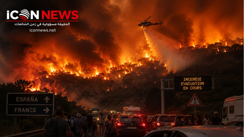 حرائق غير مسبوقة تجتاح إسبانيا وفرنسا... وإجلاء أكثر من ربع مليون شخص في أكبر كارثة بيئية هذا الصيف