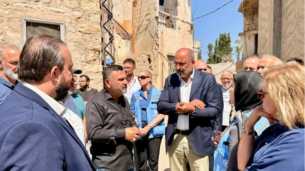 وفد أممي جال في بلدتي شقرا وبرعشيت مطلعًا على حجم الأضرار الناجمة عن العدوان 