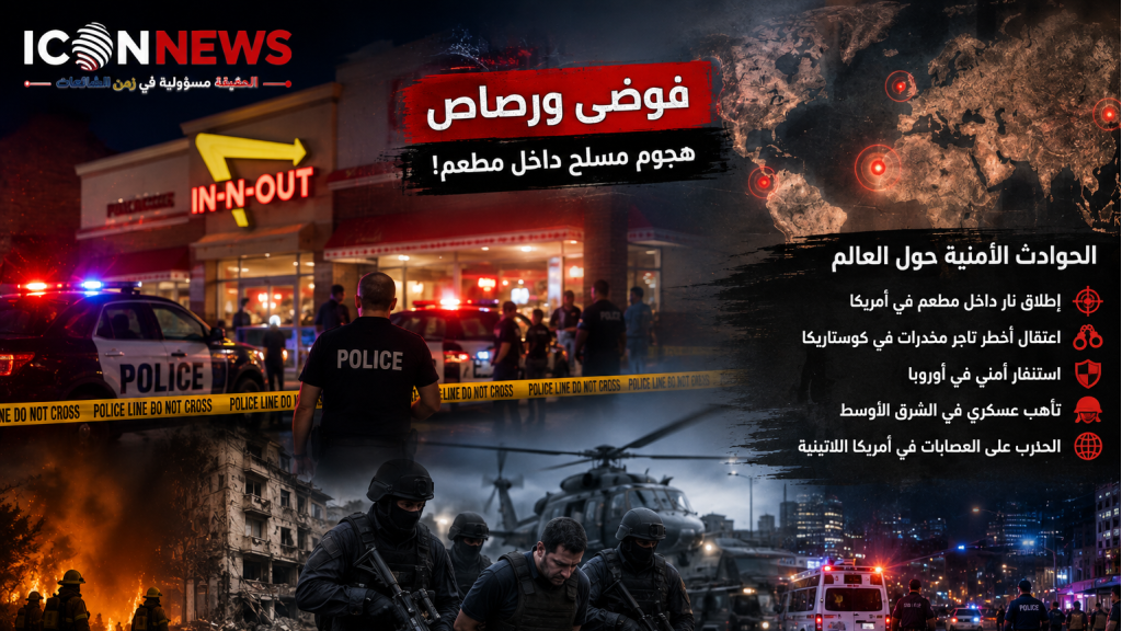 العالم تحت النار... أبرز الحوادث الأمنية خلال الـ24 ساعة
