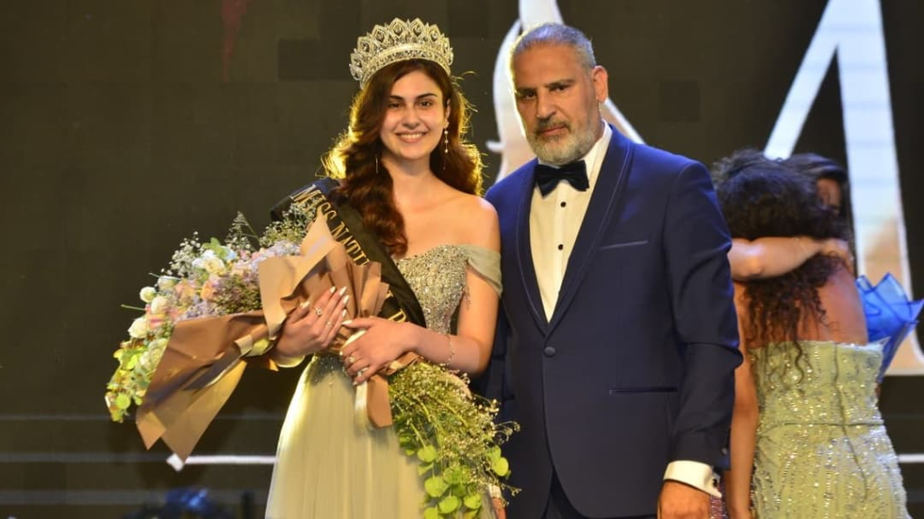 انتخاب رينا ماضي ملكة Miss Natural Beauty 2026 في حفل في بيروت