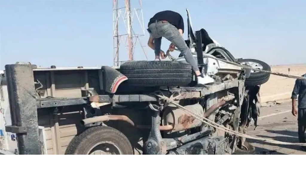 إصابات إثر حادث على طريق حيوي