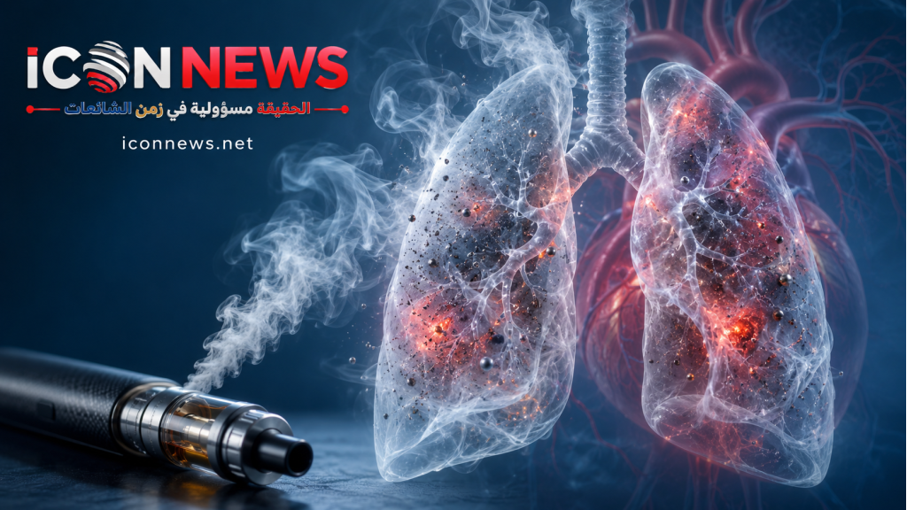 السجائر الإلكترونية ليست «بخاراً بريئاً»… سموم خفية تتسلل إلى الرئتين والدم