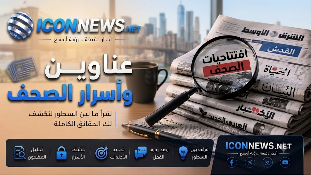  عناوين وأسرار الصحف الصادرة اليوم الأربعاء 12/08/2026 