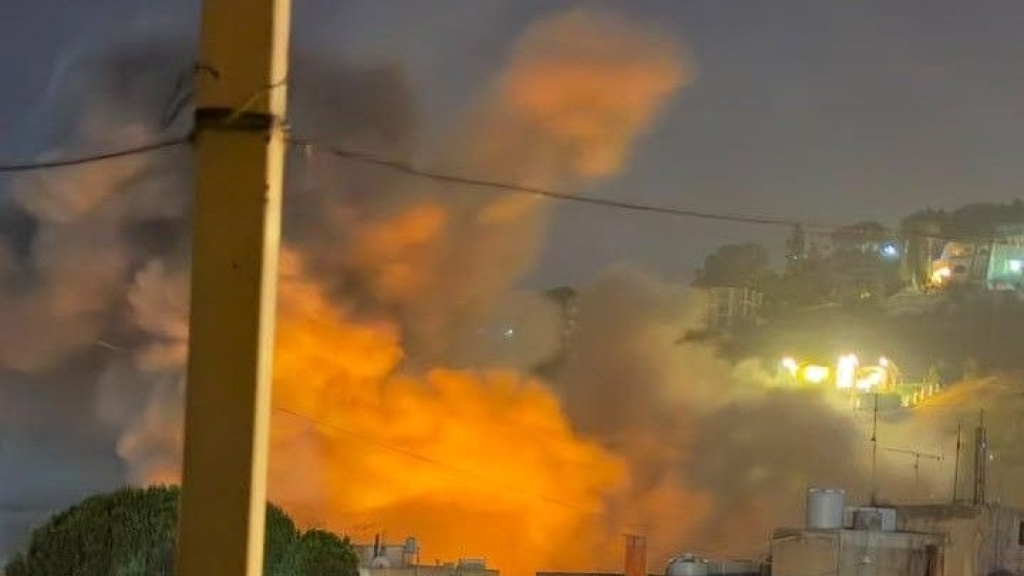 غارات عنيفة على أنصار ومرتفعات علي الطاهر ومحيط النبطية الفوقا فجراً
