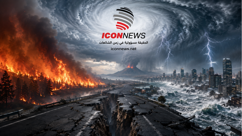 العالم بين الزلازل والفيضانات والحرائق… خريطة الكوارث الطبيعية حتى صباح 21 آب 2026