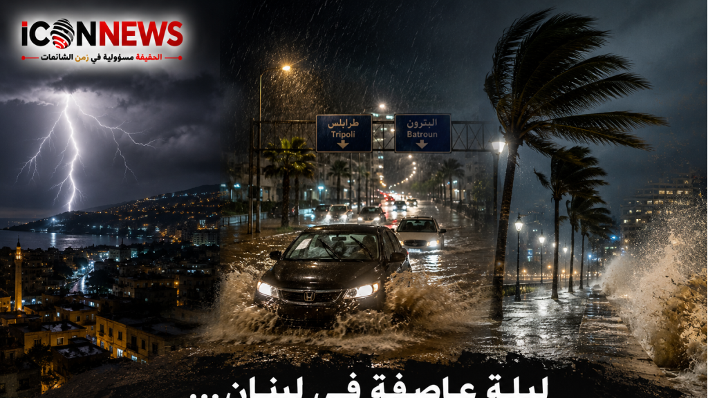 ليلة عاصفة فوق لبنان… السيول تضرب الطرق والزراعة تحت الخطر والأشغال أمام امتحان الجهوزية