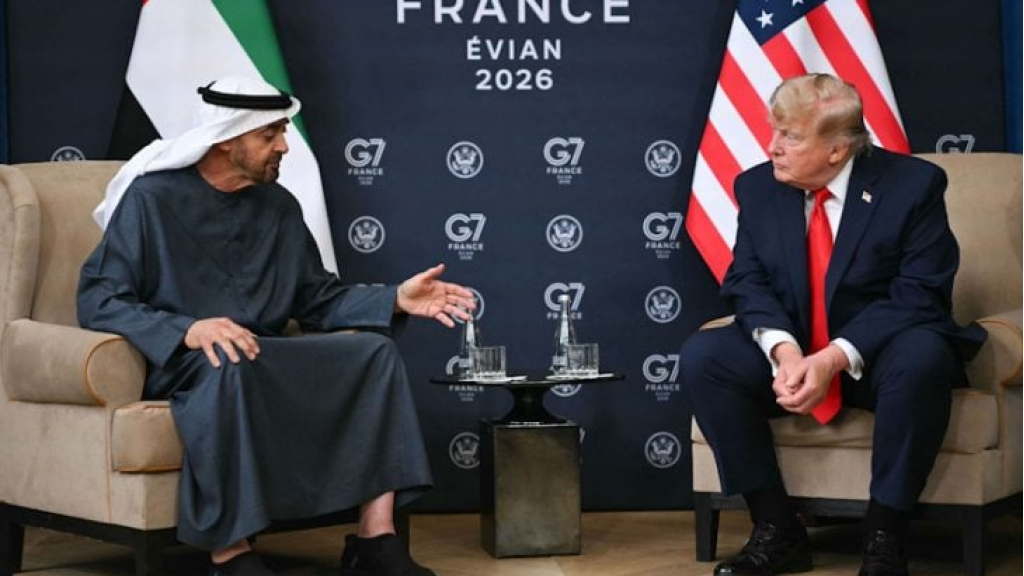 ترامب وابن زايد يبحثان تطورات الشرق الأوسط وسط تصاعد التوتر مع إيران