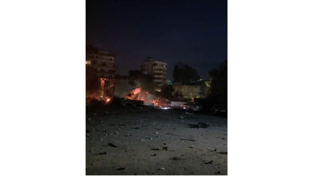 زنار ناري على مدينة النبطية والنبطية الفوقا واصابة مراسل 