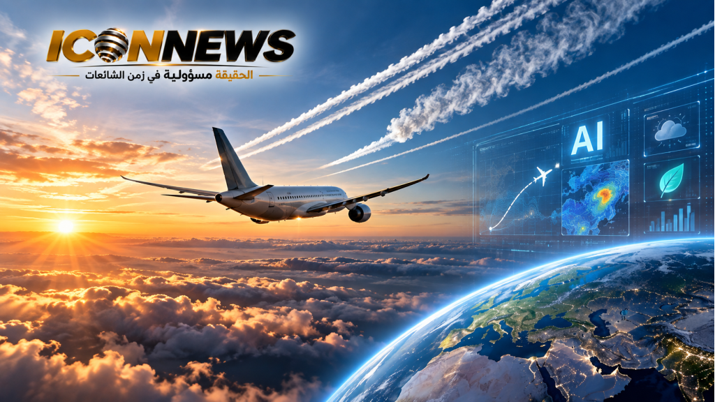 الطائرات تغيّر مسارها بسبب «خط أبيض»… الذكاء الاصطناعي يدخل معركة جديدة مع الاحتباس الحراري