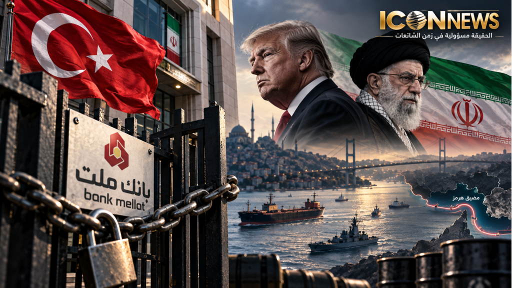 تركيا تُضيّق أحد منافذ إيران المالية.. إلغاء ترخيص «بنك ملت» في إسطنبول وسط تصاعد الضغط الأميركي