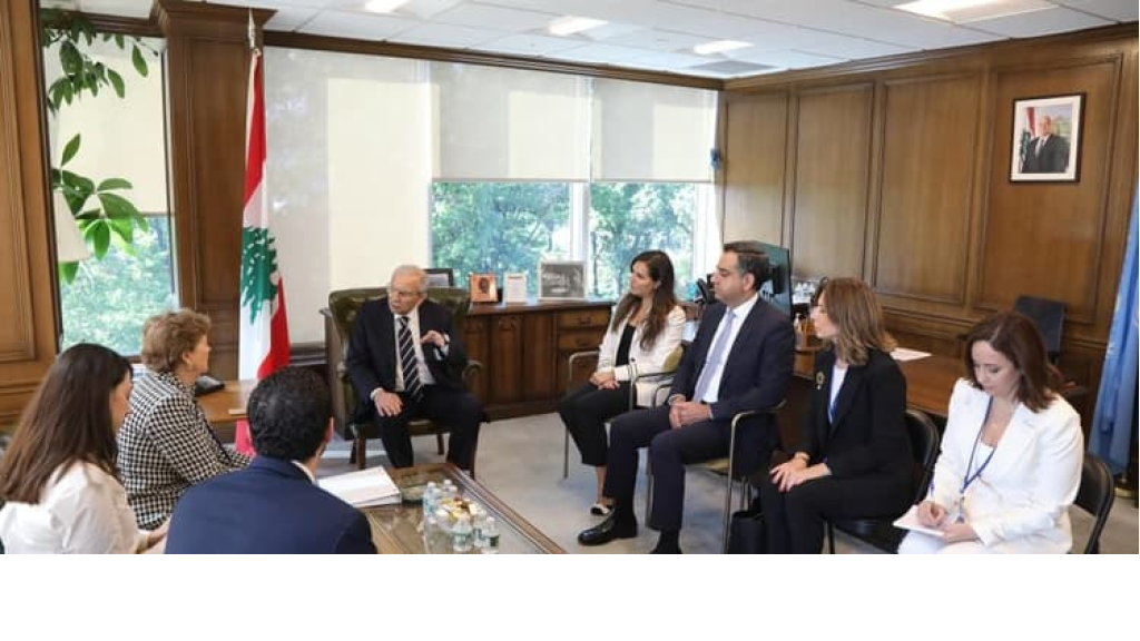 رئيس الحكومة التقى السيناتور شاهين واكد الالتزام ببسط سلطة الدولة وحصر السلاح: اهمية دعم الجيش واستمرار الوجود الدولي في الجنوب