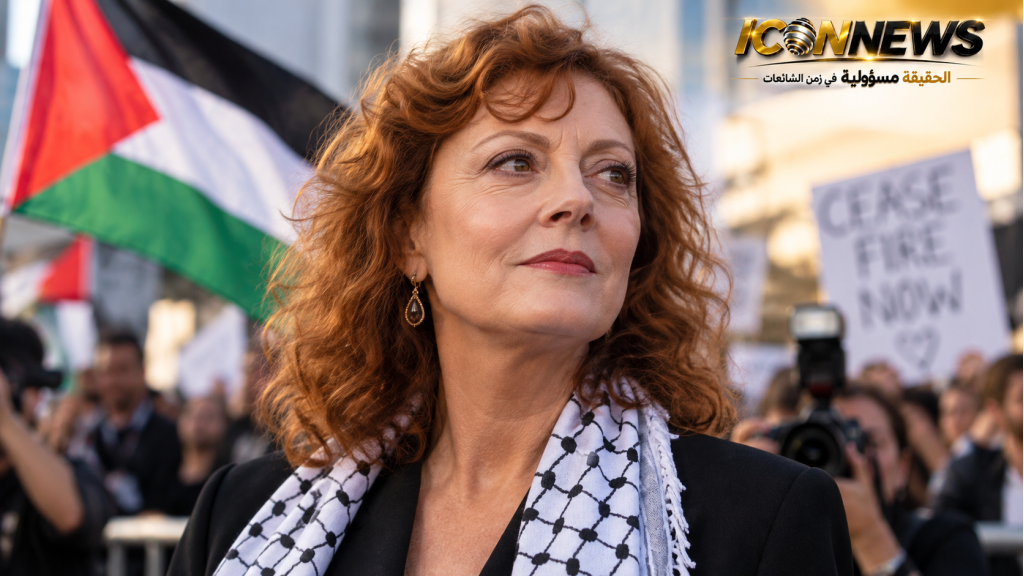 “سوزان ساراندون: طالبت بوقف النار في غزة فدفعت الثمن في هوليوود”