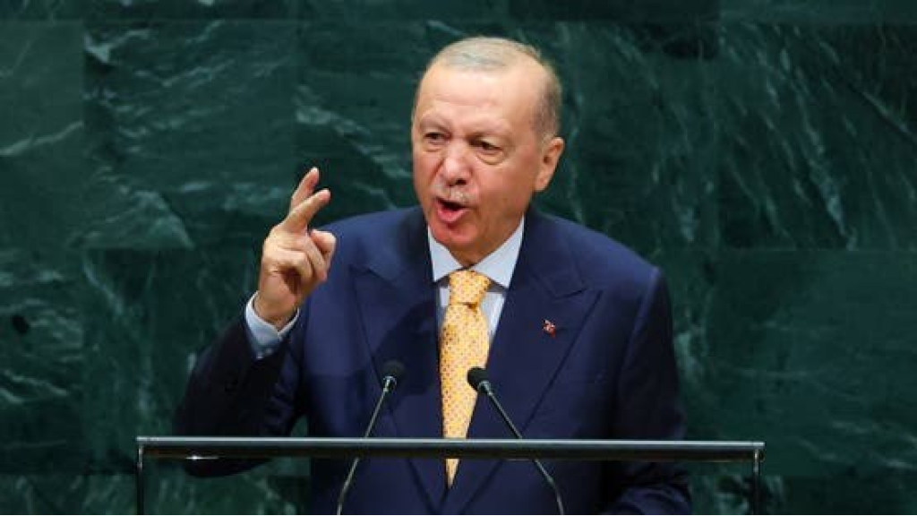 أردوغان أمام الأمم المتحدة: يجب البدء فورا بإعادة إعمار غزة   