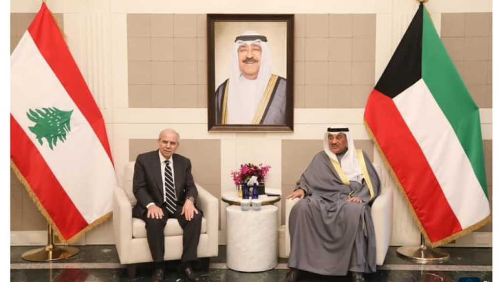 الرئيس سلام اجتمع مع ولي عهد الكويت واكدا العمل على 