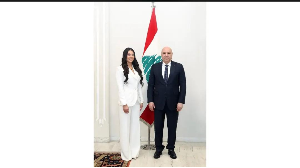 الرئيس عون استقبل ملكة جمال لبنان بيرلا حرب: مشاركتك الدولية تعطي صورة مشرقة عن لبنان