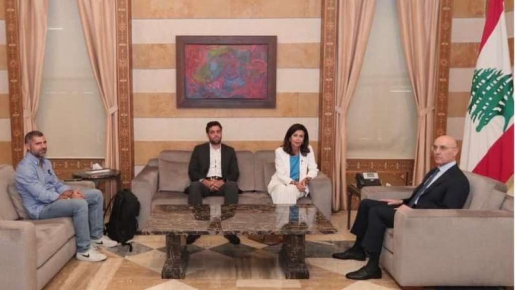 وزير الداخلية استقبل مي الخليل واطلع على تحضيرات سباق ماراتون بيروت الدولي