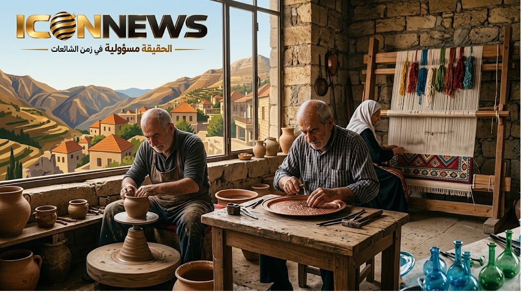 الحِرف المهددة بالاندثار في لبنان: الفخار والنول والنحاس والزجاج المنفوخ
