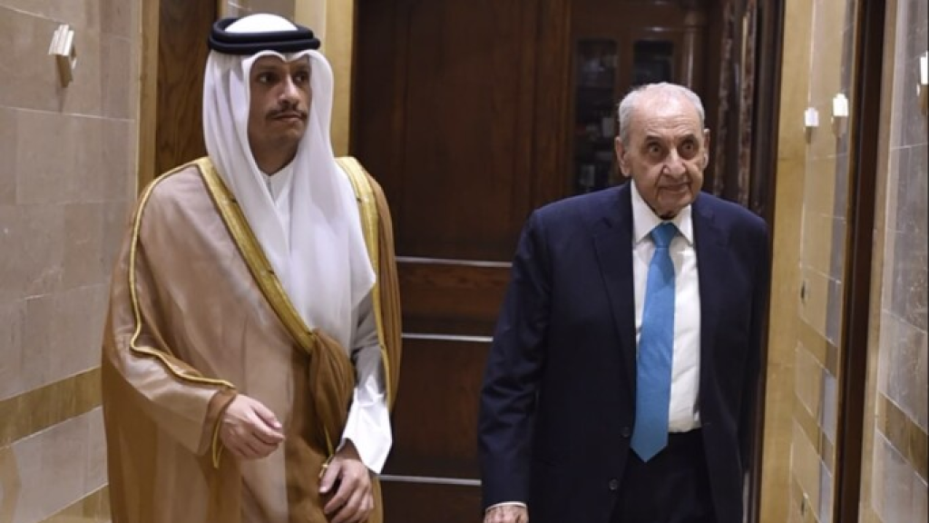 بري شكر رئيس وزراء قطر على دعم بلاده لسيادة لبنان وتحرير أرضه: مواقفنا متطابقة حول أهمية تعزيز الوحدة الوطنية