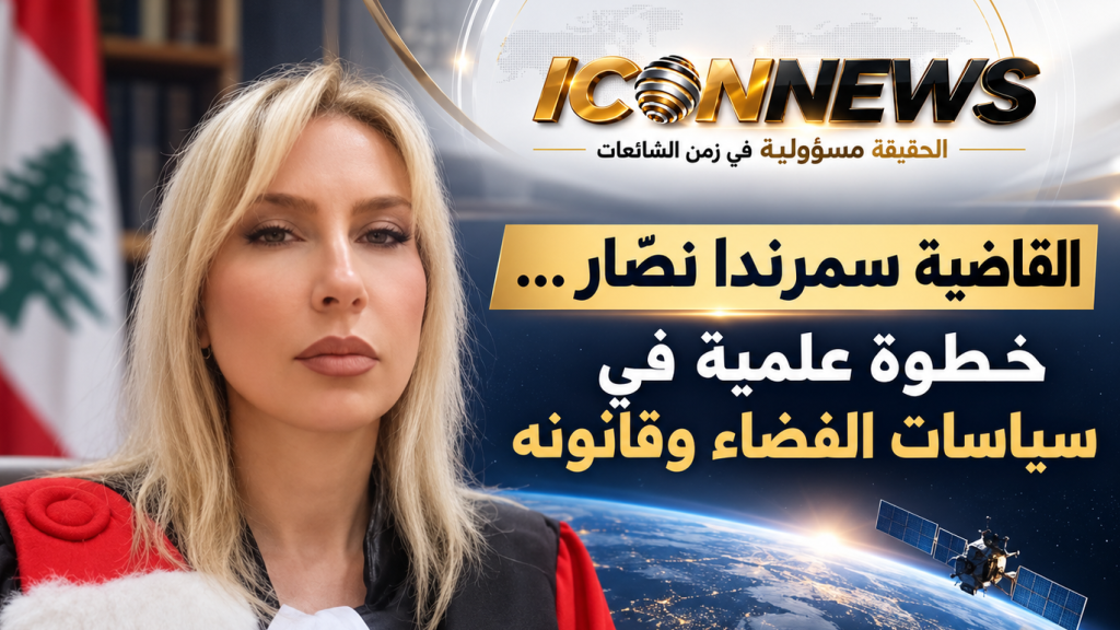 بالصورة..  القاضية سمرندا نصّار تعبر بالقانون إلى آفاق الفضاء… إنجاز علمي في اختصاص المستقبل
