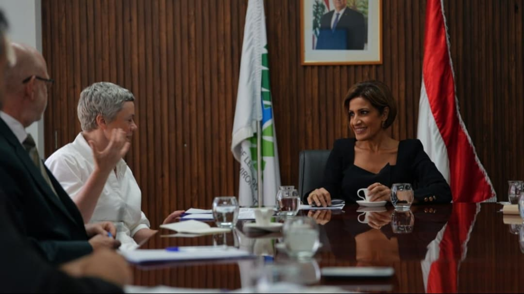 الوزيرة الزين أمام وفد أوروبي: الحرب تعرقل جهود لبنان المناخية ونطالب بالدعم والتعويضات البيئية والمناخية